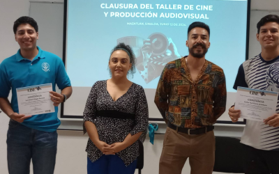 Entrega de reconocimientos del Taller de Cine y Producción Audiovisual