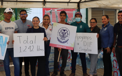 UPSIN Contribuye al Acuatón 2024 con la Donación de 1,242 Litros de Agua