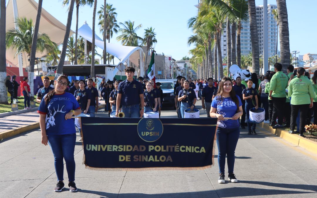 UPSIN presente en el desfile conmemorativo de la Revolución Mexicana