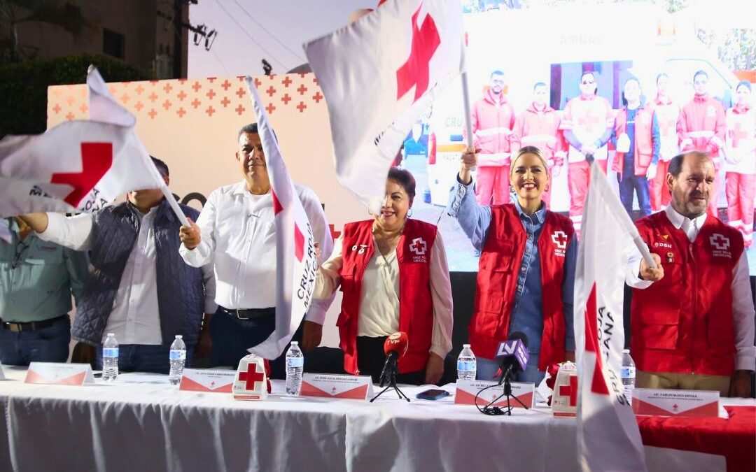 UPSIN presente en el arranque de la colecta anual de Cruz Roja Mexicana