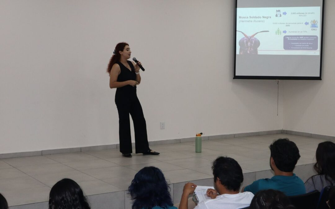 Conferencia en UPSIN sobre la Microbiota Intestinal de Hermetia illucens