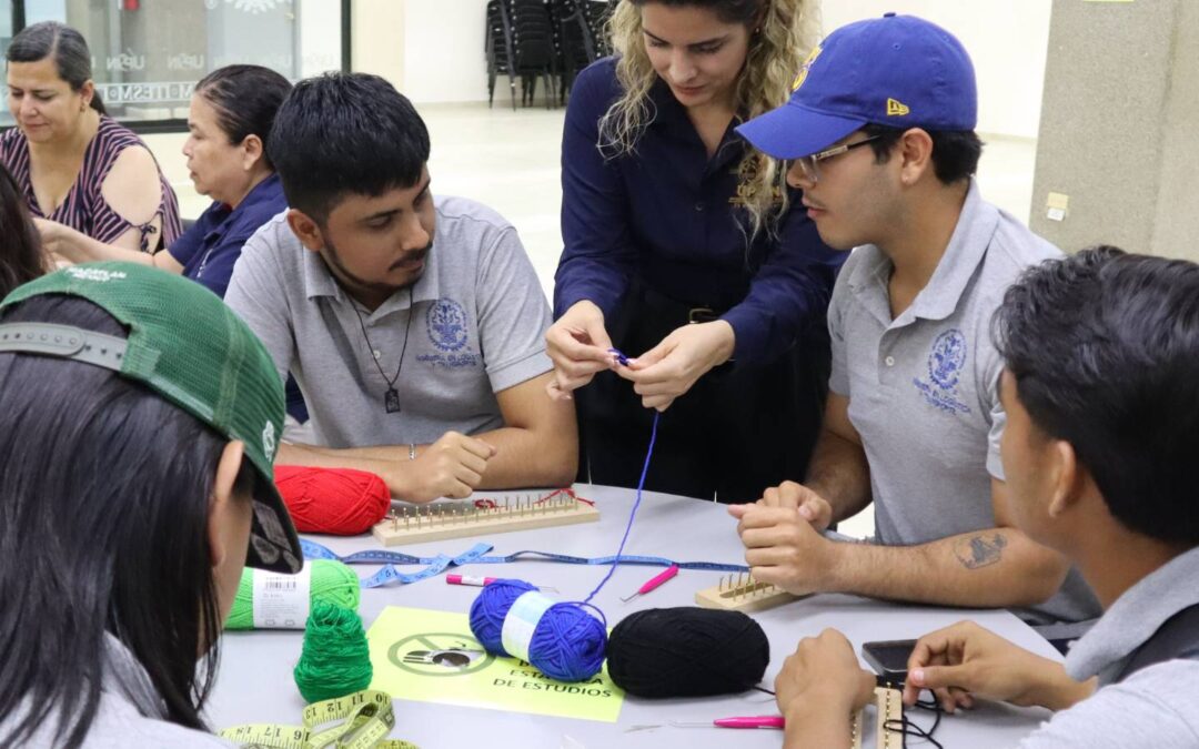 UPSIN realiza taller de “Graffiti Tejido” en conmemoración del Día Internacional de las Personas Sordociegas