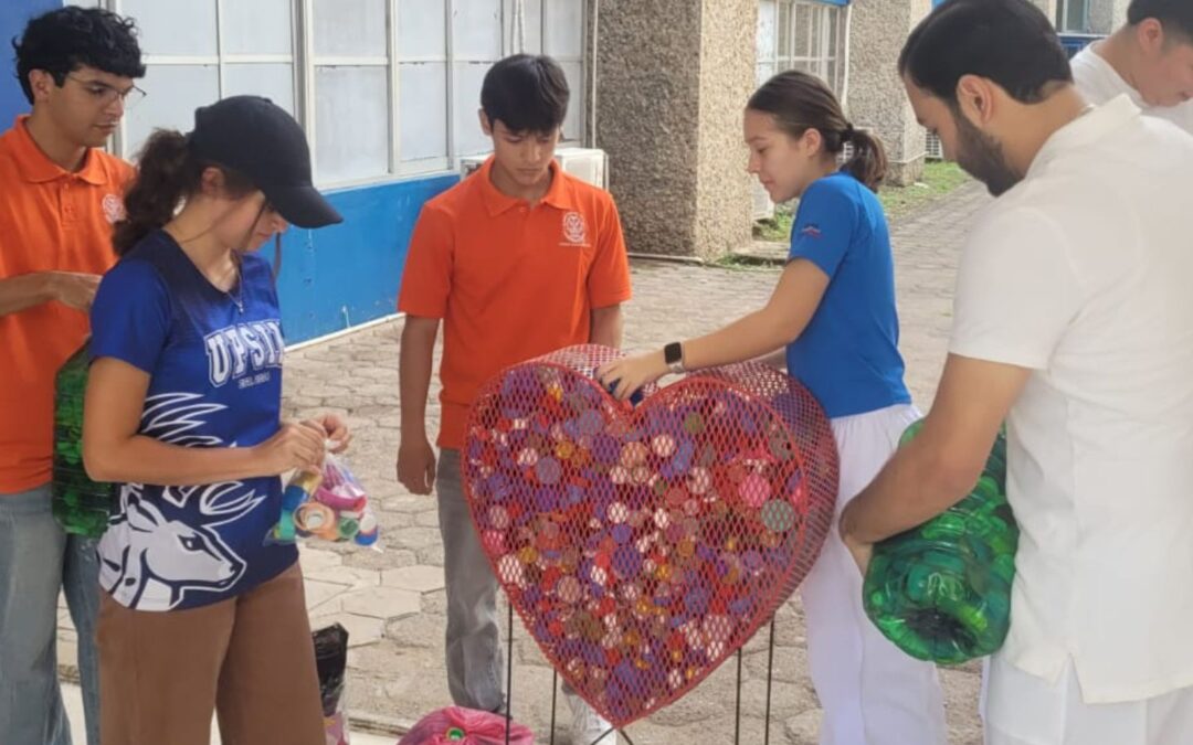 UPSIN se suma a la campaña “De corazón a corazón” con recolección de tapitas