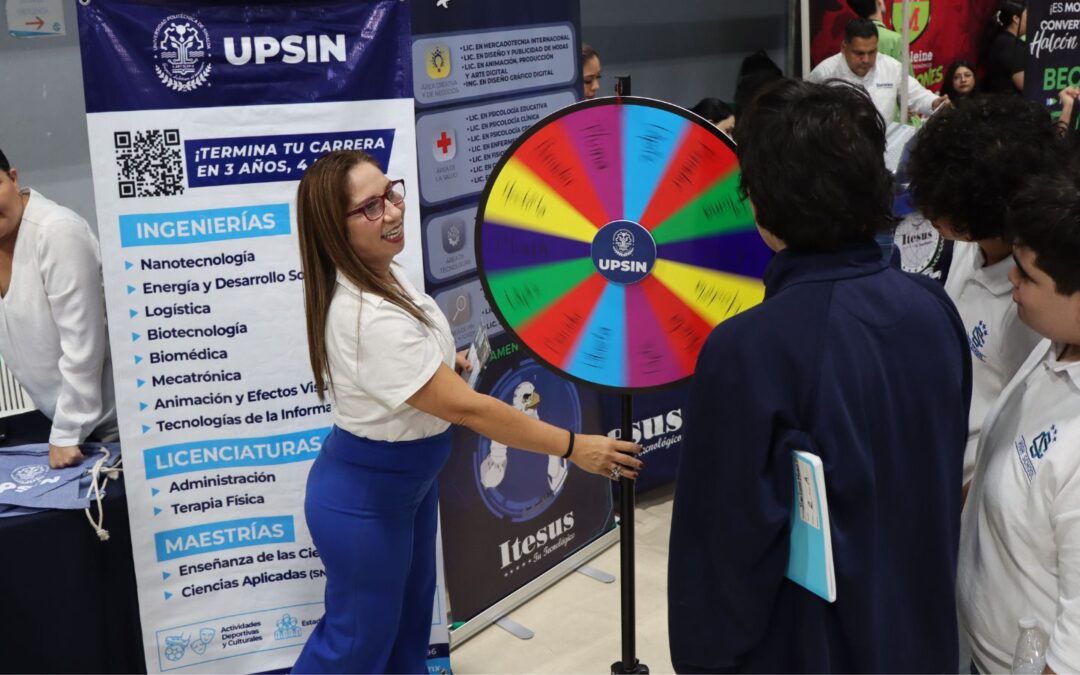 UPSIN participa en la Feria Universitaria “VocaAcción” del Colegio SAM