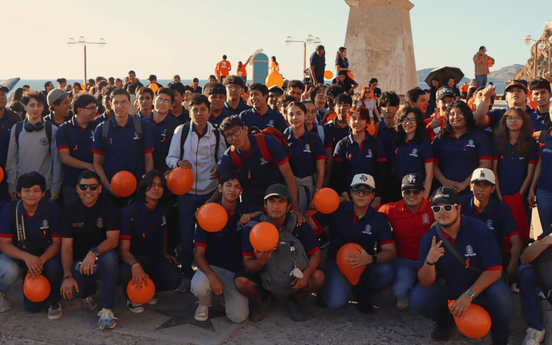UPSIN participa en la Caminata Naranja por el 25N en Mazatlán