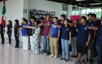 UPSIN realiza acto cívico de noviembre con participación del turno vespertino