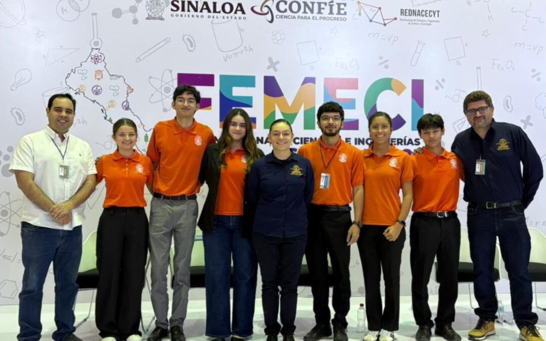 Estudiantes premiados en la FEMECI Sinaloa 2025 reciben reconocimiento de la UPSIN