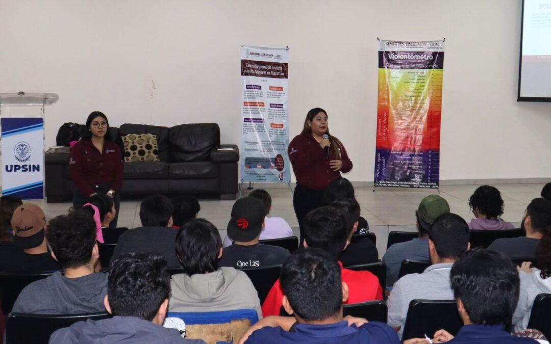 UPSIN conmemora el “Día Escolar de la No Violencia y la Paz” con conferencia sobre prevención y tipos de violencia