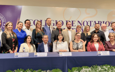 UPSIN presente en la toma de protesta del Colegio de Notarios de Mazatlán
