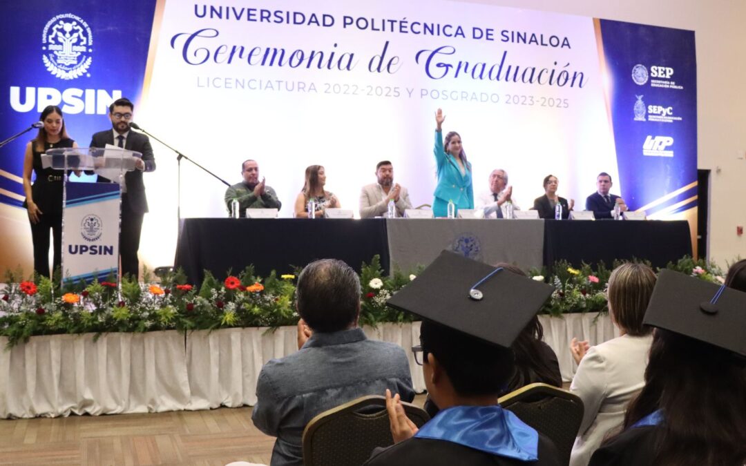UPSIN celebra graduación de 512 estudiantes de las generaciones 2022–2025 y 2023–2025