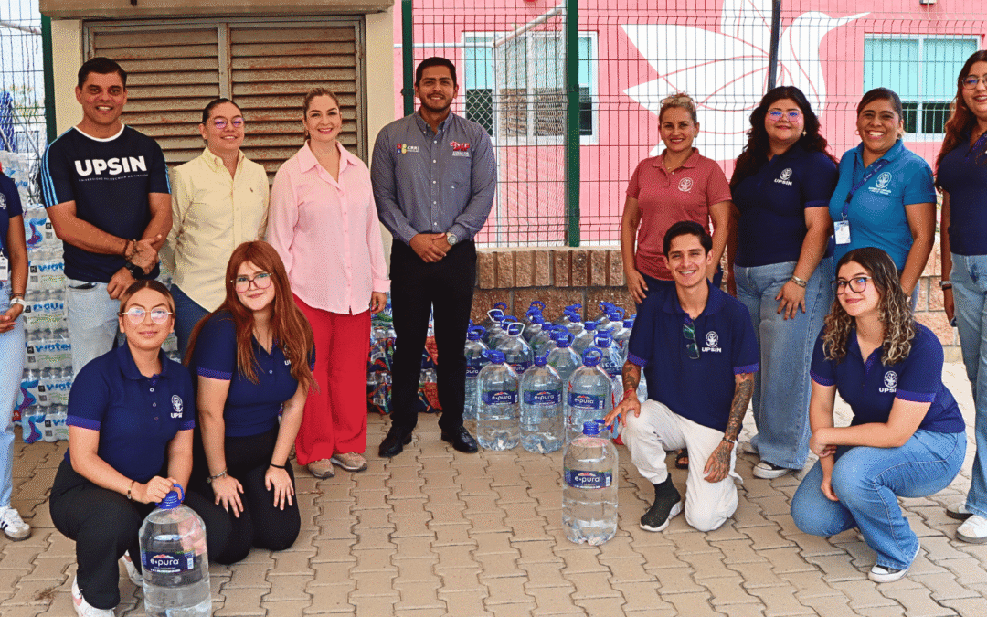 UPSIN se suma al Aquatón 2026 con donación de agua para familias vulnerables
