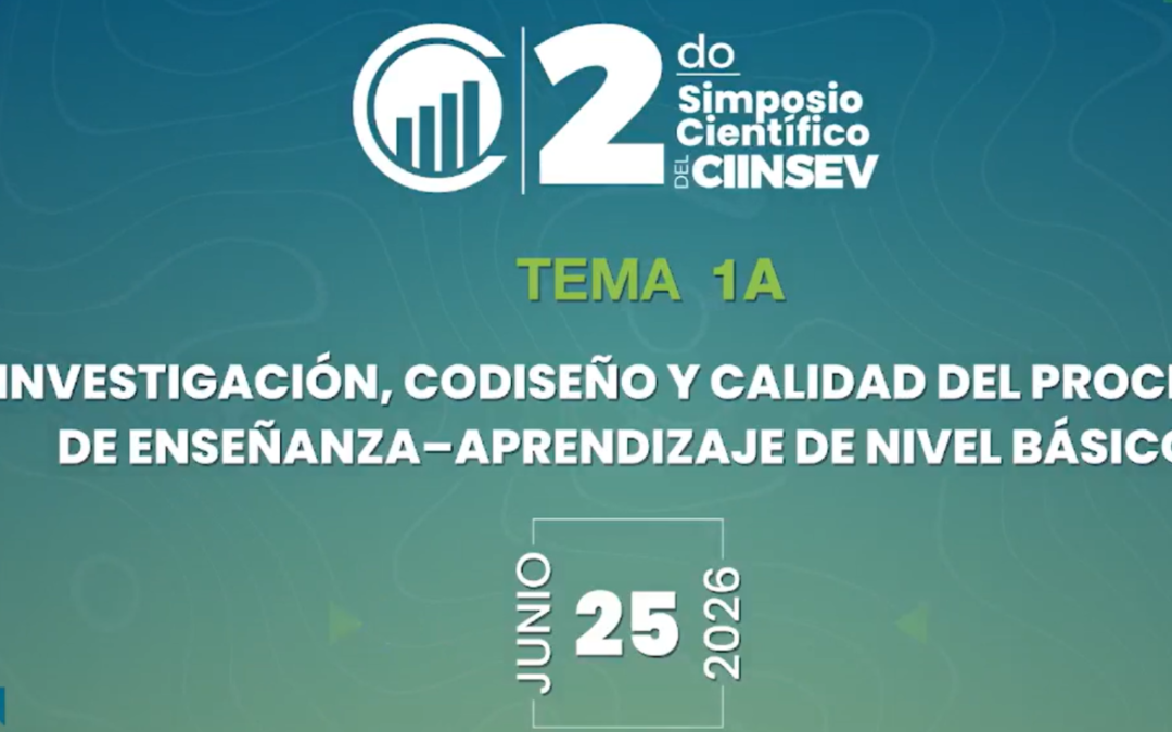 Estudiante de la MEC presenta investigación educativa en el 2.º Simposio Científico CIINSEV