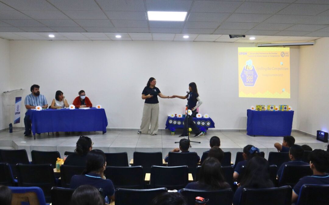 ¡Talento y aprendizaje en acción! Estudiantes del PIC UPSIN brillan en el concurso Spelling Bee Young Learners