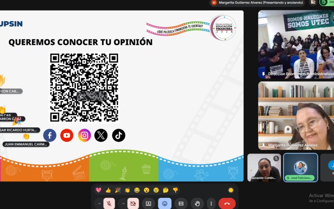 Docentes de la UPSIN participan en la Semana Nacional de Educación Financiera
